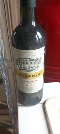 Bordeaux Domaine Haut Grelot 2017