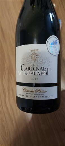 Rhône Valley Côtes du Rhône Le Cardinal de Talabot 2024