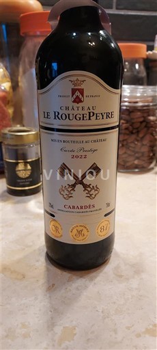 Languedoque Cabardès Château Le RougePeyre Prestige 2022