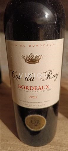 Bordeaux Cos du Roy 2015