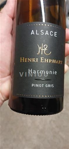 Alsace Pinot Gris Henri Ehrhart Harmonie 2022