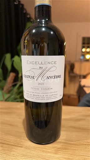 Bordeaux Pessac-Léognan Château Mancèdre Excellence 2022
