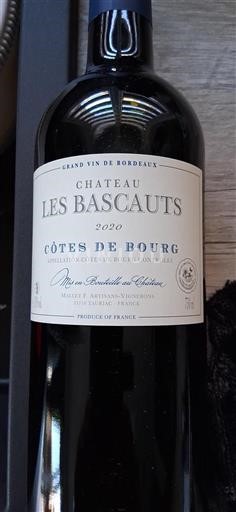 Burdeos Côtes-de-bourg Château Les Bascauts 2020