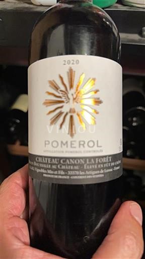 Bordeaux Pomerol Château Canon La Forêt 2020