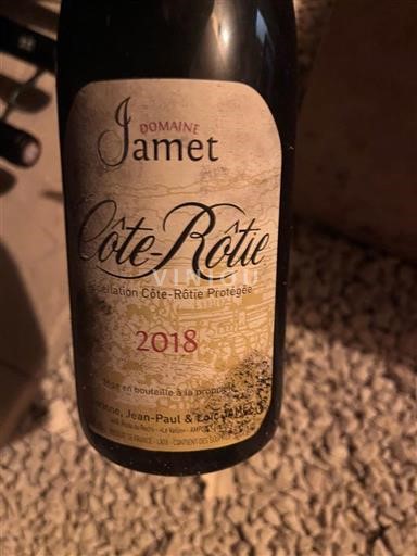 Rhône-dalen Côte-rôtie Domaine Jamet 2018