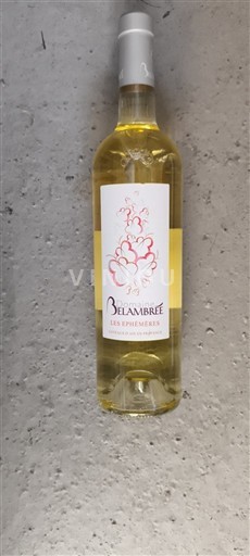 Bordeaux Bordeaux blanc Belambree Les Ephémères Neročník