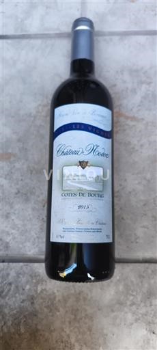 Bordeaux Côtes-de-bourg Château Nodot Les Vignes 2015