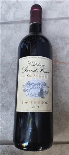 Bordeaux Haut-Médoc Château Grand Brun 2009