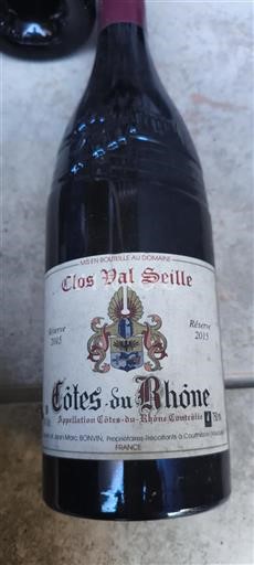 Rhônen laakso Côtes-du-rhône Clos Val Seille Réserve 2015