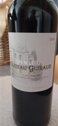 Bordeaux Côtes-de-bourg Château Guiraud 2020
