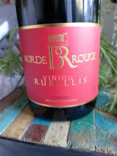 Languedoc Corbières Château Borde-Rouge Rubellis Icke årgångsbetecknad