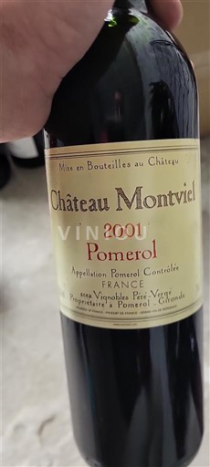 Bordeaux Pomerol Château Montviel 2001