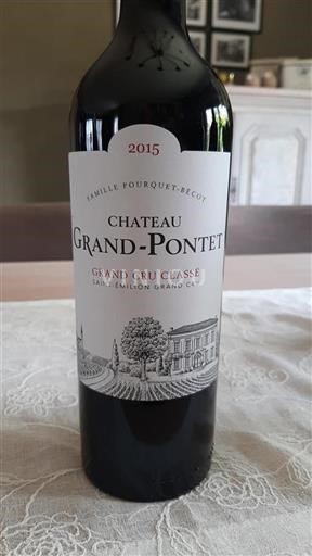 Bordeaux Saint-Émilion Grand Cru Château Grand-Pontet 2015