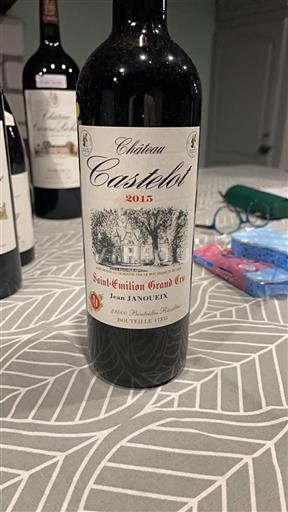 Bordeaux Saint-Émilion Grand Cru Grand Cru Castelot 2015