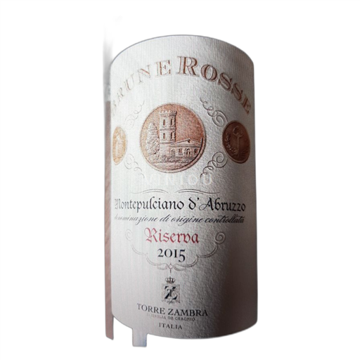 Abruzzerne Montepulciano d'Abruzzo Torre Zambra Brune Rosse 2015