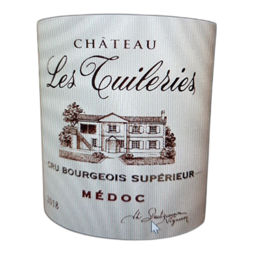 Bordeaux Médoc Château Les Tuileries 2018