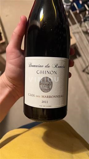 Thung lũng sông Loire Chinon Domaine Roncée Clos des Marronniers 2022