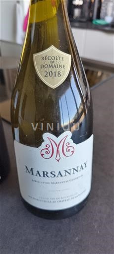Bourgogne Marsannay Château Marsannay 2018