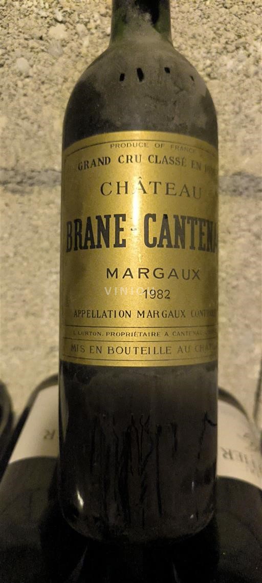 Bordeaux Margaux Grand Cru Brane-Cantenac 1982