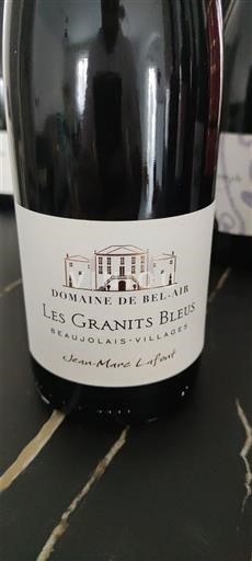 Beaujolais Beaujolais byar Domaine Bel Air Les Granits Bleus Icke årgångsbetecknad