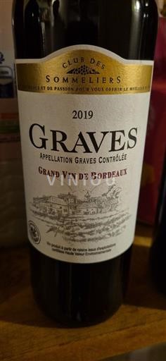 Bordeaux Graves Club des Sommeliers 2019