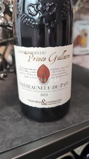 Rhônedalen Châteauneuf-du-Pape Grand Cru Les Granges du Prince Guillaume 2023