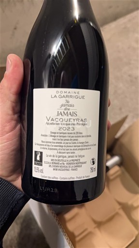 Rhône-dalen Vacqueyras La Garrigue Ne Jamais Dire Jamais 2023