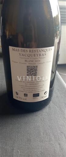 Rhônedalen Vacqueyras Mas des Restanques 2024