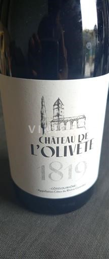 Rhône Valley Côtes-du-Rhône Château L'Olivete 1819 2024
