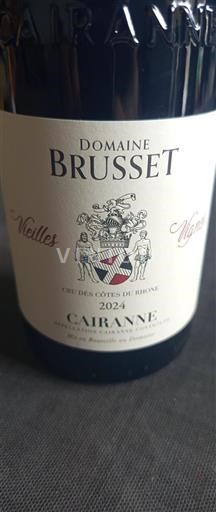 Thung lũng Rhône Cairanne Domaine Brusset Vieilles Vignes 2024