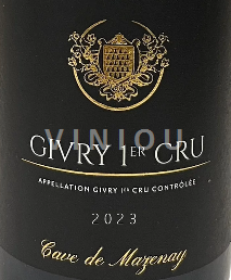 Bourgogne Givry Premier Cru Cave de Mazenay 1er Cru 2022
