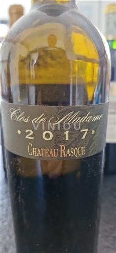 Provence Côtes-de-Provence Château Rasque Clos de Madame 2017