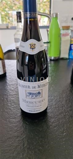 Burgundsko Mercurey Manoir de Mercurey Châteaubriac 2020
