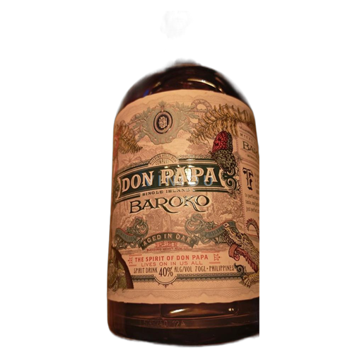 Rum Amberkleurig Don papa  Don papa 7a Filipijnen Niet gespecificeerd