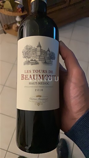 Bordeaux Haut-Médoc Château Beaumont Les Tours de Beaumont 2018