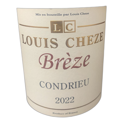 Vallée du Rhône Condrieu Louis Cheze Brèze 2022