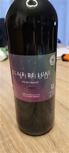 Sydväst Sudvästra Frankrike Léal Mazieras et Fils Clair de Lune 2020