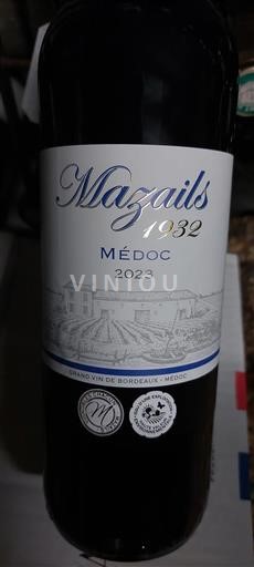 Bordeaux Médoc Château Mazails 2023