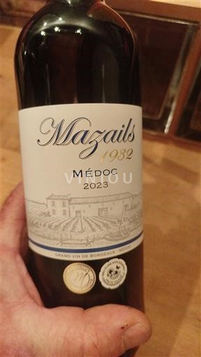 Bordeaux Médoc Château Mazails 2023
