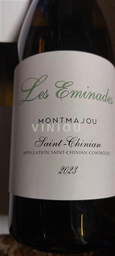 Languedoc Saint-Chinian Les Eminades Montmajou 2023