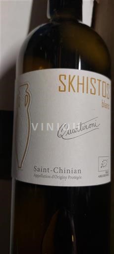 Languedoc Saint-Chinian Quartironi Skistos blanc Non Millésimé