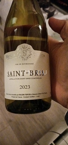 Bourgogne Saint-Bris Naudin Tiercin 2023