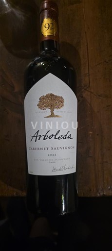 Valea Rapel Valea Colchagua Arboleda Cabernet Sauvignon 2021