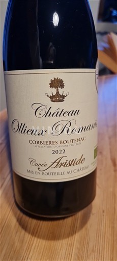 Linguadoca Corbières-Boutenac Ollieux Romanis Aristide 2022