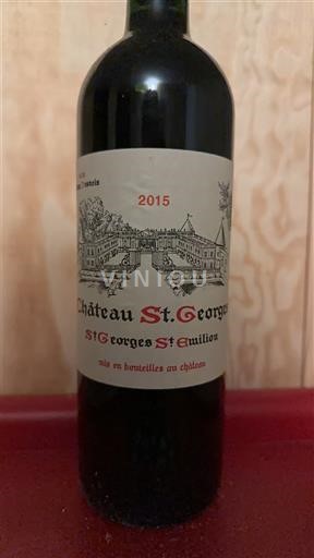 Bordeaux Saint-Georges-Saint-Émilion SAINT GEORGES 2015
