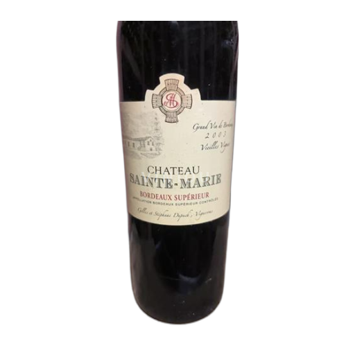 Bordeaux Bordeaux Supérieur Sainte-Marie Vieilles Vignes 2003