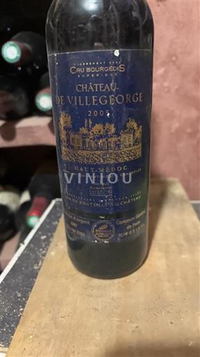 Bordeaux Haut-Médoc Cru Bourgeois Supérieur Château Villegeorge 2005
