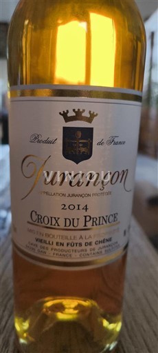 Sudoeste Jurançon Croix du Prince 2014