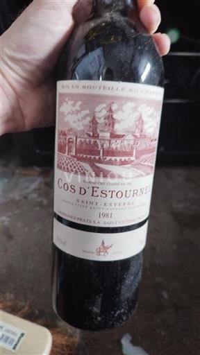 Bordeaux Saint-Estèphe Cos Estournel 1981