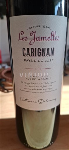 Languedoc-Roussillon Pays d'Oc Les Jamelles Carignan 2022